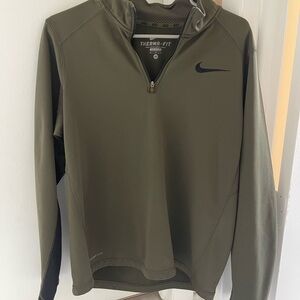 Nike Men's Dark Green Therma-Fit Performance Jacket